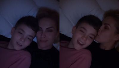 Ana Hickmann exibe momento fofo com o filho, Alêzinho