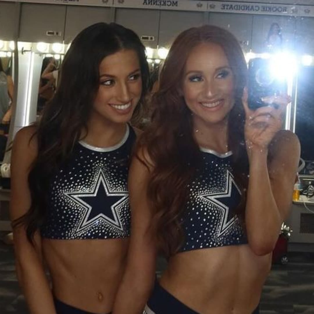 Dallas Cowboys Cheerleaders Charly Barby & Kelly Villares Have Emotional Reaction to Finally Making Team - E! Online