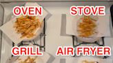 I made frozen french fries in 4 different appliances, and my air fryer surprisingly wasn't the best option