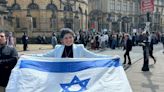 Israeli MP waves flag in shock appearance at Oxford University student protest