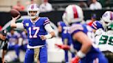 Bills QB Allen returns to practice, questionable for Sunday