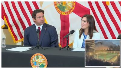 Gobernador de Florida, Ron DeSantis, se reúne con residentes sobre la seguridad en los condominios