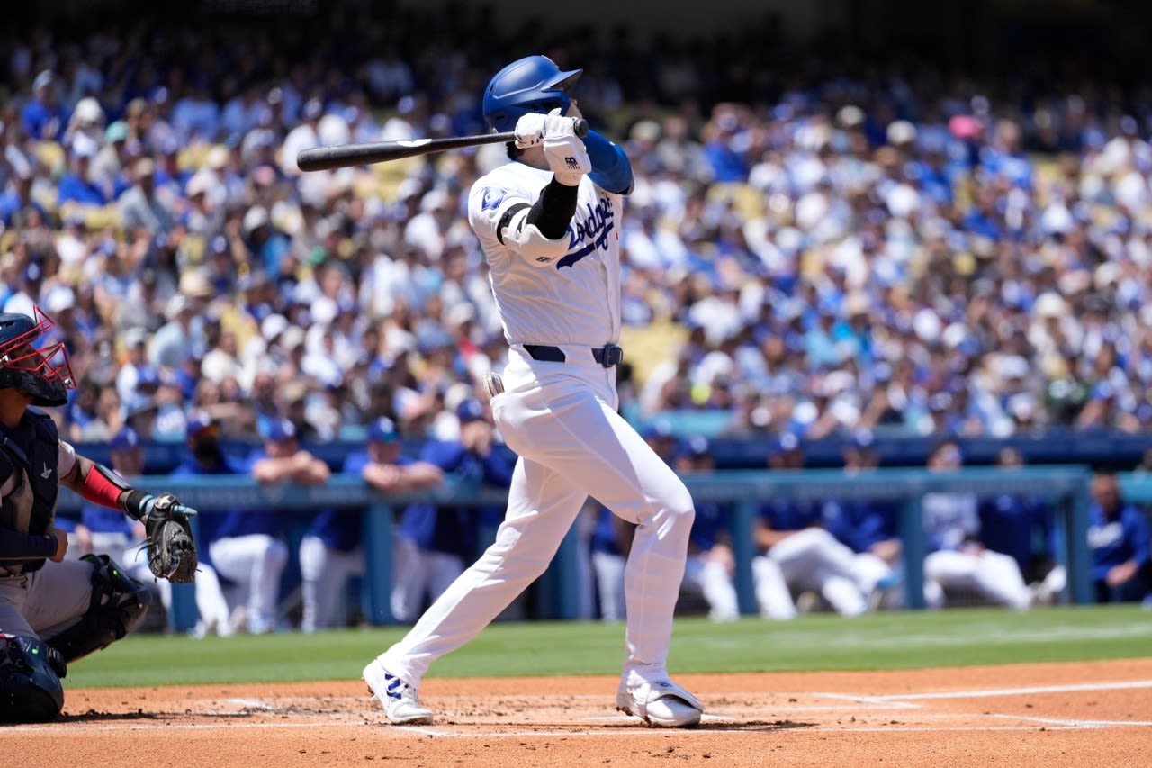 Shohei Ohtani homers twice as Dodgers sweep Braves with 5-1 win