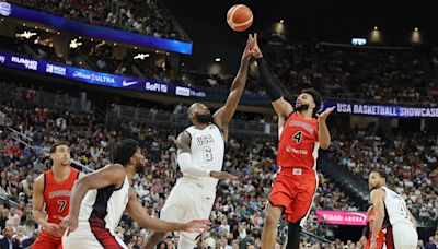 Team USA men's basketball cruises past Canada in first look before Paris Olympics