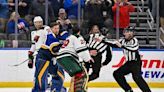 Blues' Jordan Binnington nearly gets in goalie fight with Wild's Marc-Andre Fleury