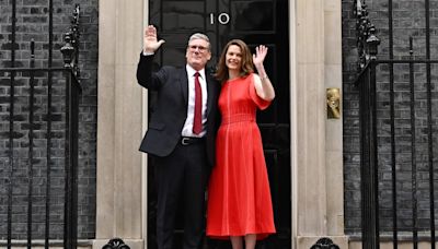 The Victoria Starmer fashion effect? £275 Me+Em red dress worn to walk into Number 10 sells out