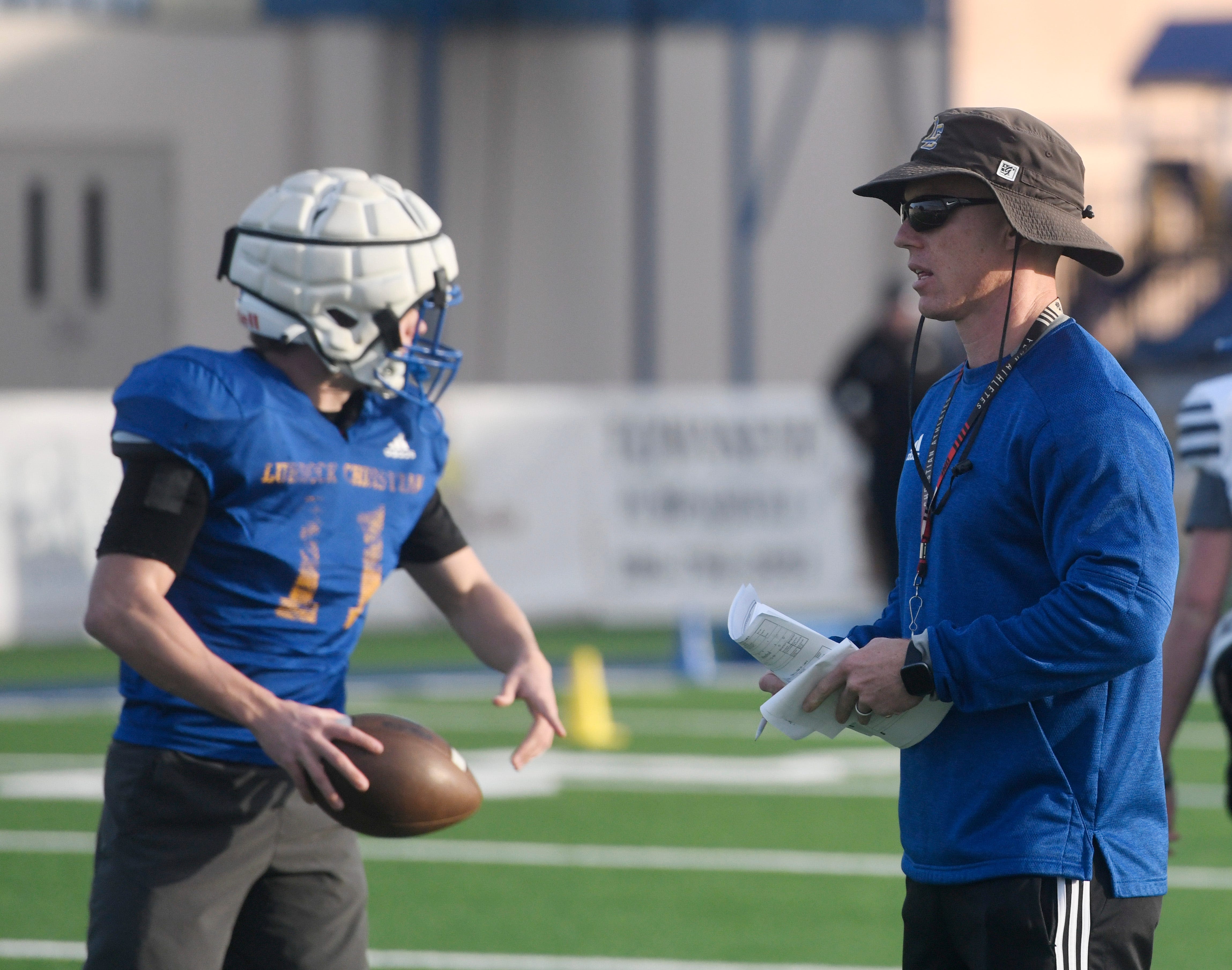 Back from injury, Lubbock Christian quarterback leads team into state 7-on-7