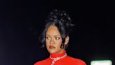 Pregnant Rihanna Revives the ‘00s Dress-Over-Pants Trend for a Night Out With ASAP Rocky: Photos
