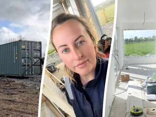 'I sold all my belongings and now live off grid in a container home'