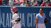 Oklahoma one-hits, run-rules Tennessee softball in Women's College World Series winner's bracket