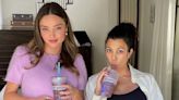 Pregnant Pals Kourtney Kardashian and Miranda Kerr Show Off Their Bumps as They Sip Smoothies