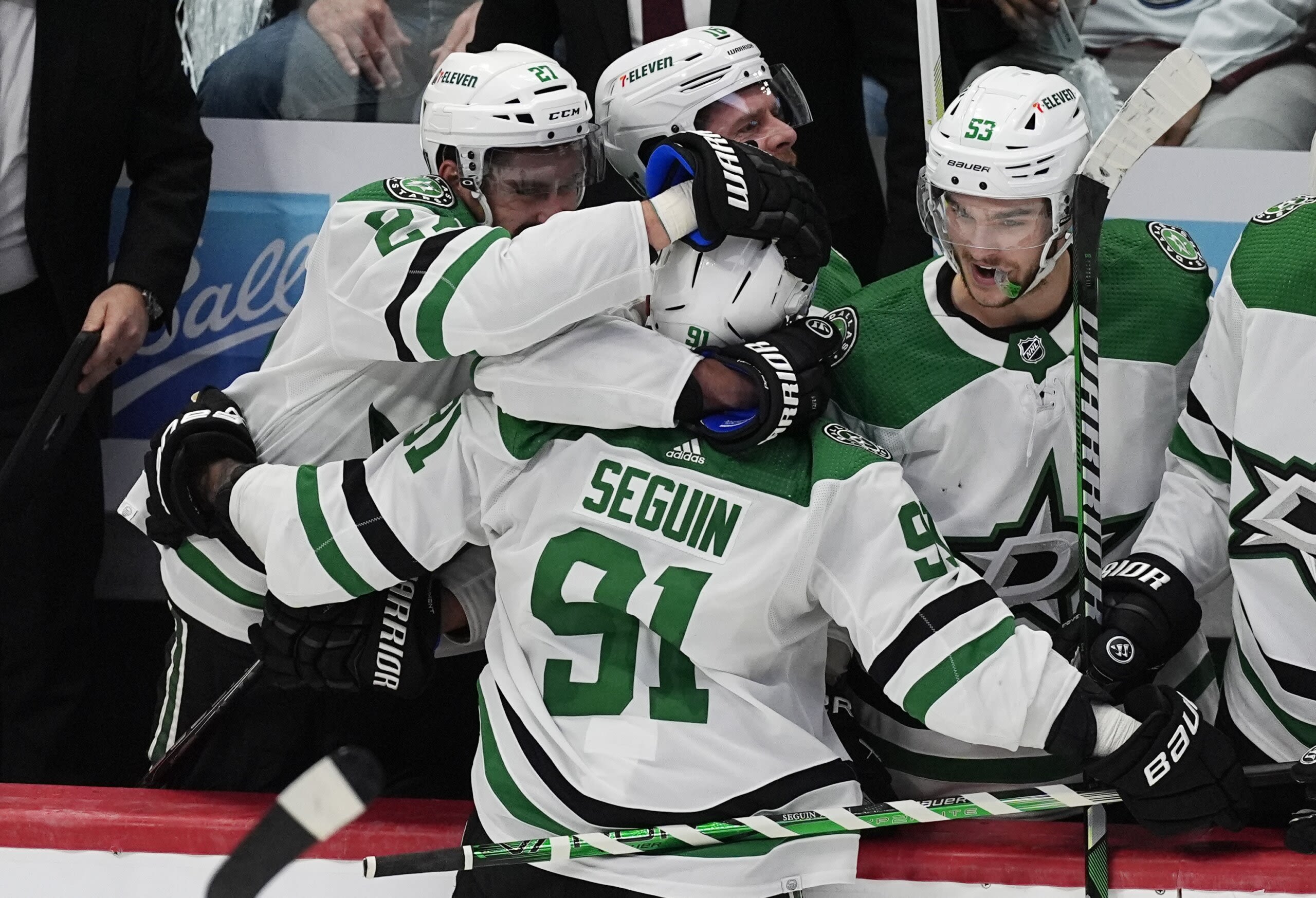 Seguin, Stankoven score two goals each to power Stars’ 4-1 win over Avalanche for 2-1 series lead - WTOP News