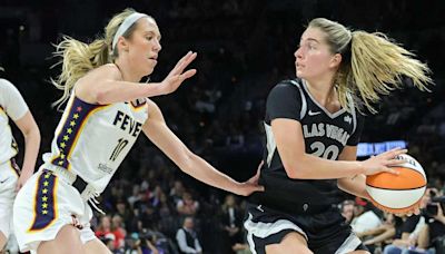 Watch: Kate Martin chases down team bus after Aces teammates pull prank