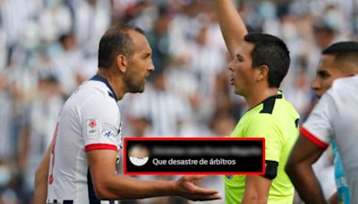 Hinchas de Alianza Lima critican designación de Ortega como árbitro del clásico: "Un desastre"