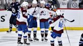 Rantanen scores twice in the 3rd period to lead Avalanche past Jets 6-3 and into the 2nd round