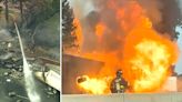 Conductor capta explosión en caja de tráiler en llamas sobre la Route 3 en Nueva Jersey