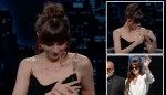 Dakota Johnson’s dress ‘fell off’ in wardrobe malfunction on ‘Jimmy Kimmel Live!’: ‘Just came unhooked’