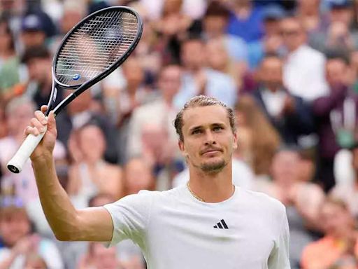 Wimbledon: Alexander Zverev overcomes hurting knee, Cameron Norrie | Tennis News - Times of India
