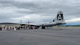 WWII B-29 Superfortress takes to the skies for a national tour at Tri-Cities Airport