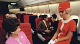 33 photos of flight attendants' uniforms that show how much they've changed