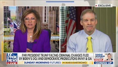 ‘People Are Sick and Tired!’ Jim Jordan Sputters After Maria Bartiromo Calls Him Out for...