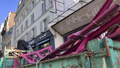 VÍDEO: El icónico Moulin Rouge parisino pierde sus aspas