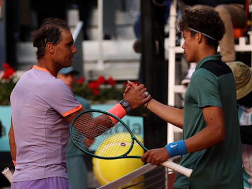 Rafael Nadal derrumbó al adolescente Darwin Blanch en el Masters 1000 de Madrid