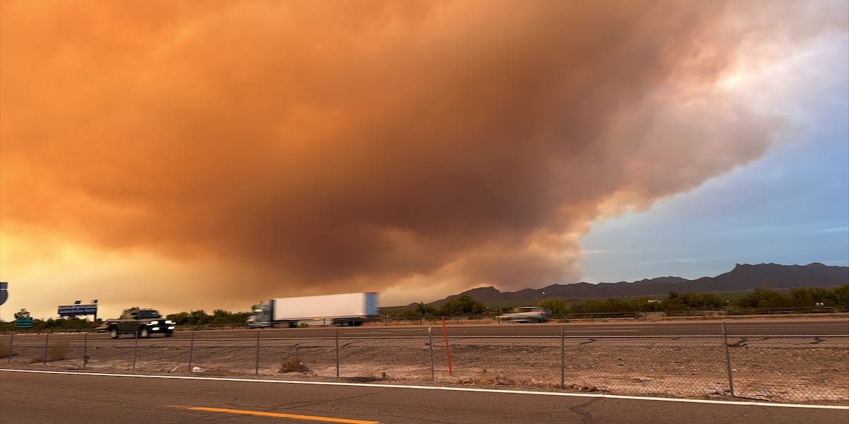 Freeman Fire burns 1,750 acres north of Tucson