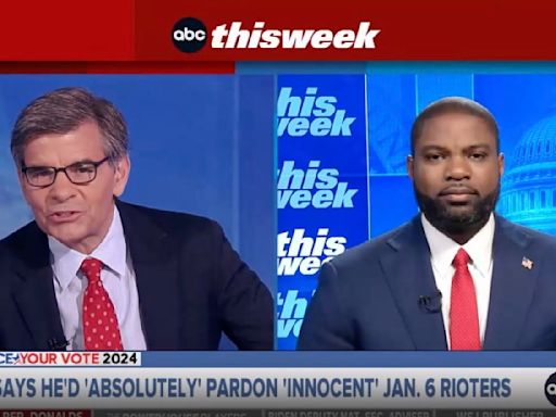 George Stephanopoulos Cuts Off Rep. Byron Donalds Interview