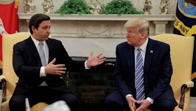 DeSantis And Trump Meet Privately In Florida Over Election Funding