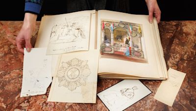 Drawings by teenage Queen Victoria to go up for auction