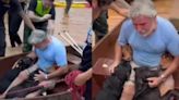 Hombre arriesgó su vida para salvar a sus perros en inundaciones de Brasil (video)