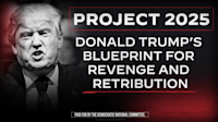 Democrats go all in against Project 2025 with billboard campaign to link Trump to controversial plan