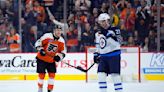 Travis Konecny's 'Gordie Howe hat trick' lifts Flyers over Jets 4-1