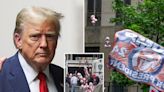 Pro-Trump artist releases 100 penis-shaped balloons with faces of Alvin Bragg, Judge Merchan on them