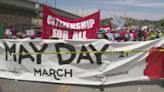 Workers celebrate May Day with Hollywood march and rally