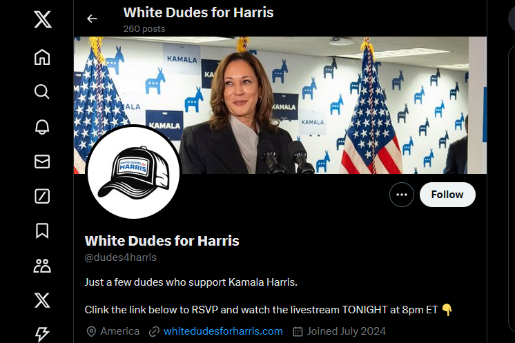 X Suspends, Then Reinstates, ‘White Dudes for Harris’ Account After Group Raises $4 Million for Her Campaign: ‘We Scared Elon Musk’
