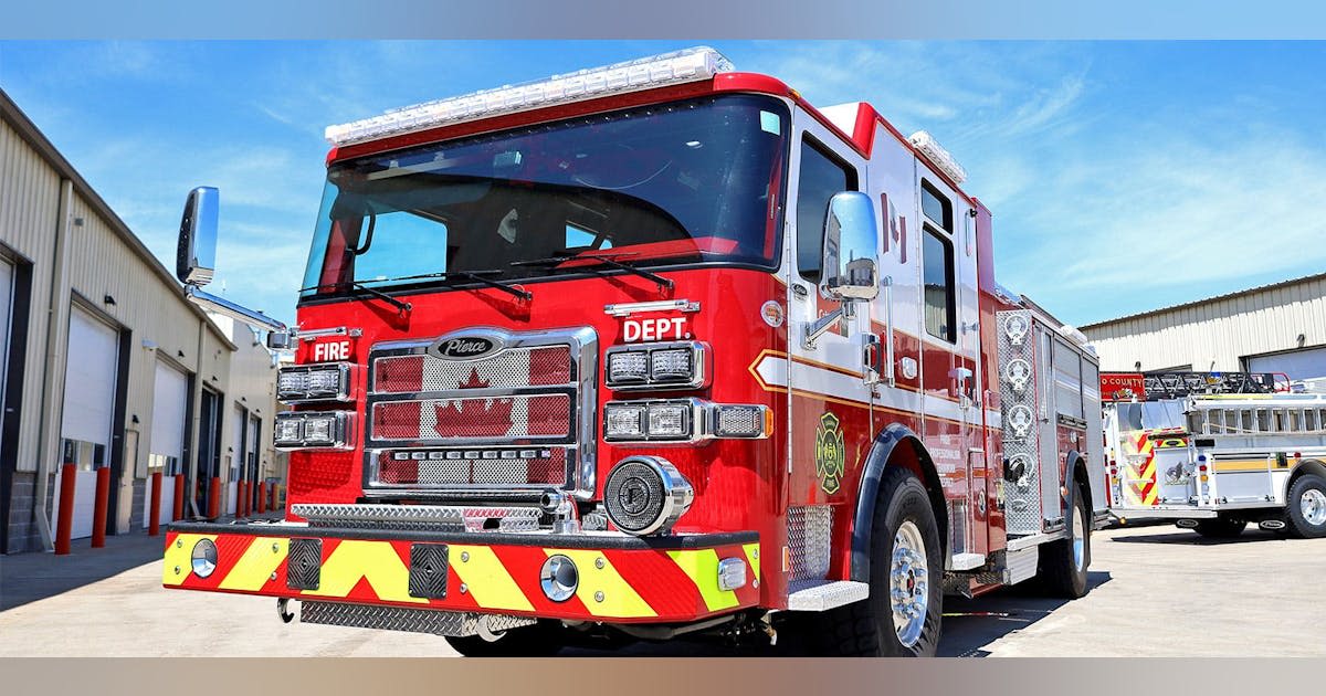 Calgary Fire Department First in Canada to Receive Pierce Volterra Electric Pumper