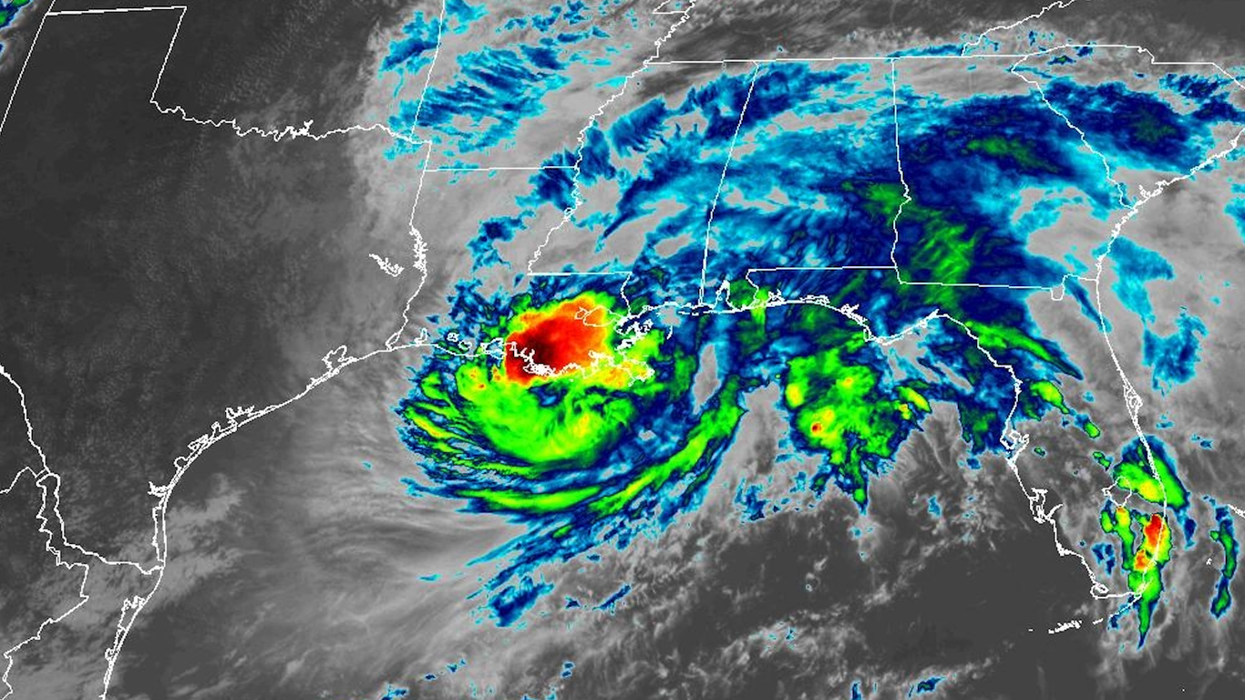 Hurricane Francine makes landfall in Louisiana