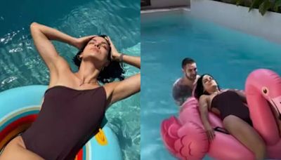 Natasa Stankovic enjoys pool time with Disha Patani's rumoured boyfriend Aleksander Ilic, Neitzens ask 'Hardik Bhai yeh kya ho raha hai?'- Watch viral video