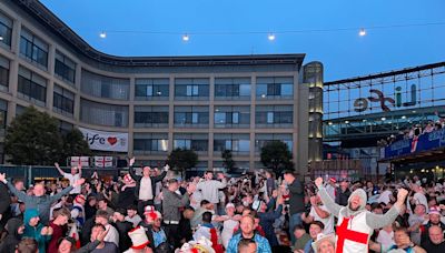 A rollercoaster ride for fans at northeast’s largest fan zone as England miss out on Euros glory again