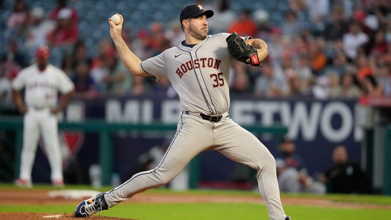 Verlander gets 1st win since May as Astros beat Angels 5-3