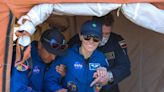 Multinational team safely returns to Earth from the International Space Station