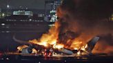 Watch: Japan Airlines plane engulfed in flames at Tokyo’s Haneda airport