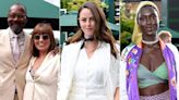 Lenny Henry and partner Lisa Makin join Kaya Scodelario and Jodie Turner-Smith on Day 8 of Wimbledon