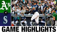 A's vs. Mariners Highlights