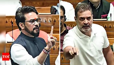 Now, Anurag Thakur's 'Buddhu' attack; BJP MP cites Rajiv Gandhi interview to target Rahul | India News - Times of India