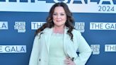 Melissa McCarthy looks glamorous in a tulle mint green gown in LA