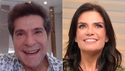 Jornalista da Globo se empolga e solta a voz com Daniel ao vivo: 'Tô arrepiada'