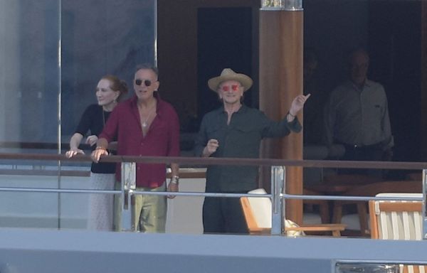 Bono, The Edge and Bruce Springsteen Spend Time with Steven Spielberg on His Luxury Yacht in France